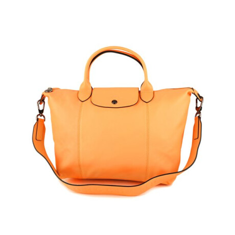 Longchamp -Cartera de cuero plegable, Le pliage cuir Mostaza