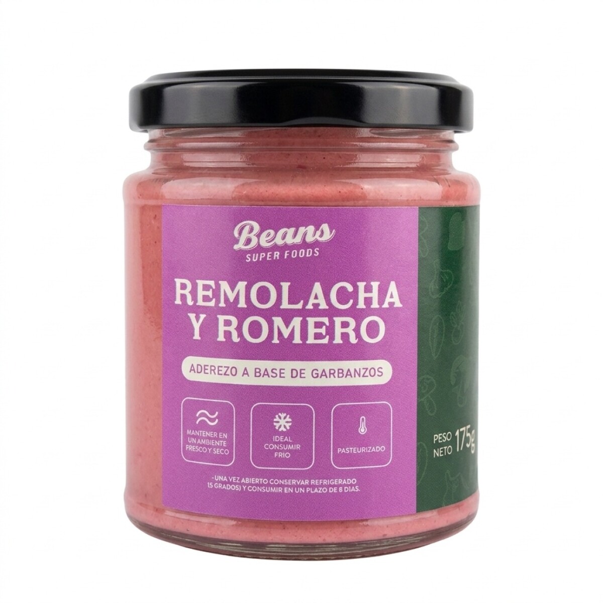 Hummus Remolacha y Romero Beans 