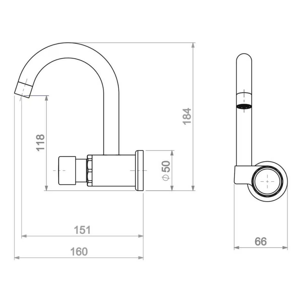Grifería de lavatorio temporizado alta de pared Decamatic Eco cromo Brillante Grifería De Lavatorio Temporizado Alta De Pared Decamatic Eco Cromo Brillante