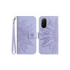 Flip cover para Xiaomi Redmi A5 diseño girasol color violeta Flip Cover Para Xiaomi Redmi A5 Diseño Girasol Color Violeta