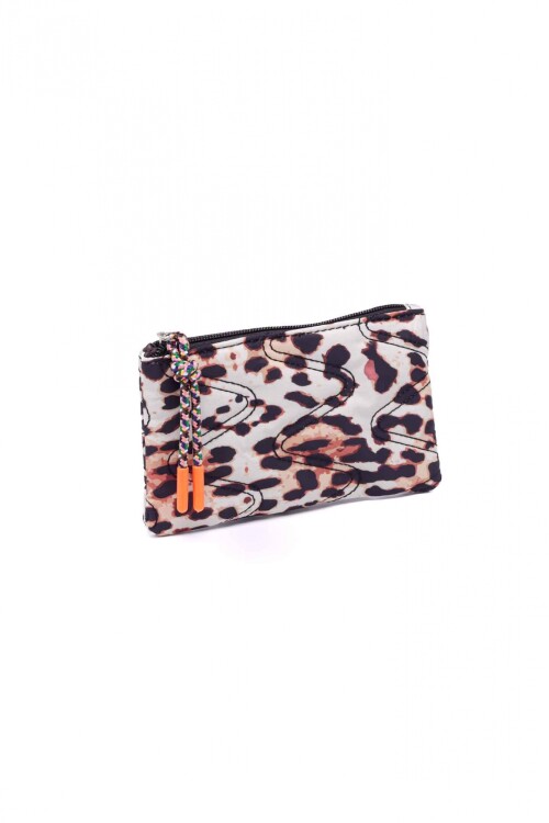 Monedero Matelaseado Leopardo