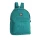 Mochila Bonus Culture Bolsillo al Frente y Red Lateral VERDE-AZULADO
