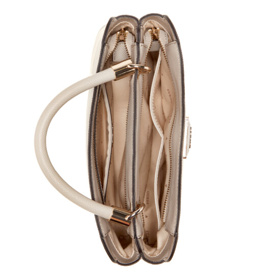 Cartera Guess Gizele Chica Beige 0