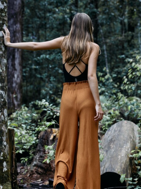 Blissed out wide leg CAMEL