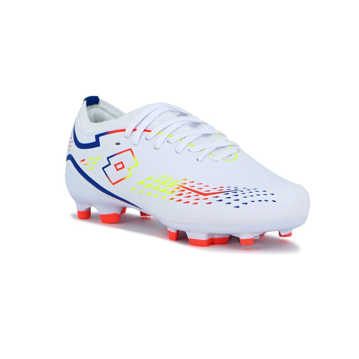 Lotto Minza Futbol Cancha Md Hombre - Blanco-Naranja 