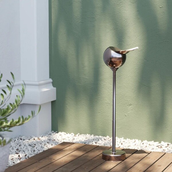 CENICERO SPHERIC CHROME Plateado - -