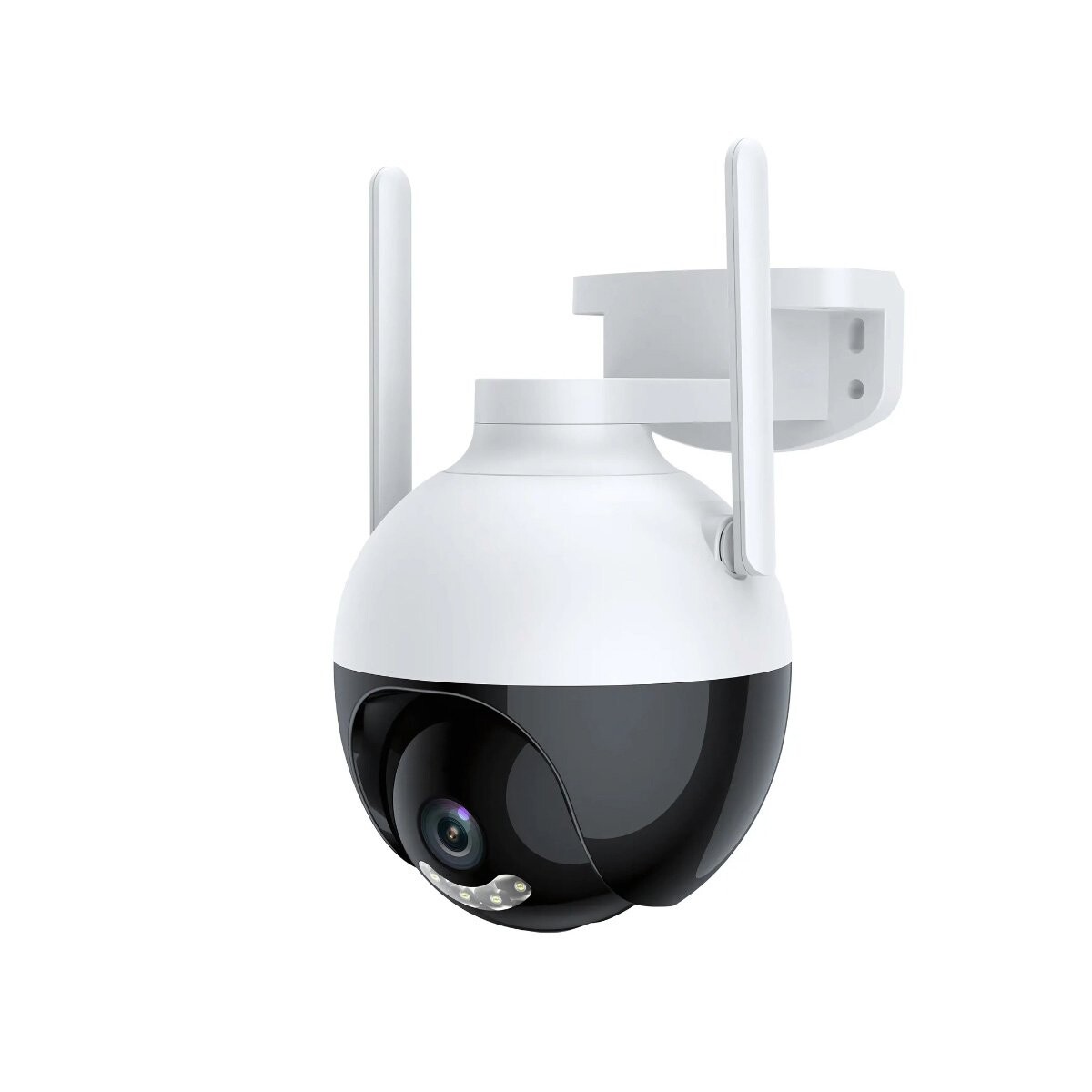 Cámara Seguridad Domo Exterior Microfono App Smart Home Wifi - Variante Color Blanco 