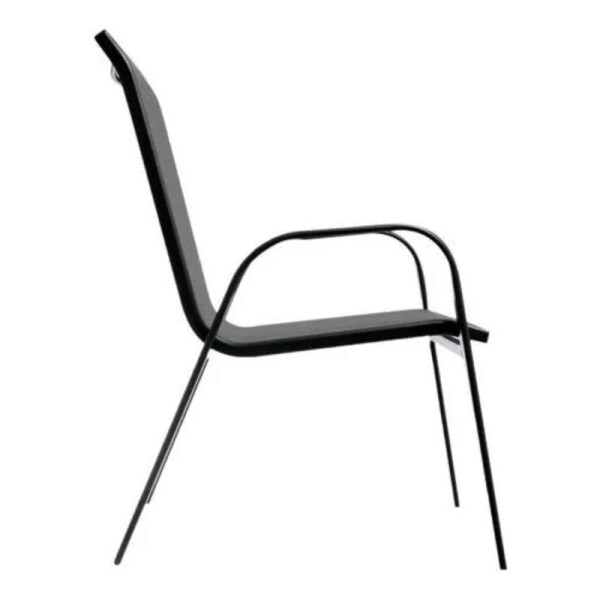 SILLA DE JARDIN APILABLE - GRIS SILLA DE JARDIN APILABLE - GRIS