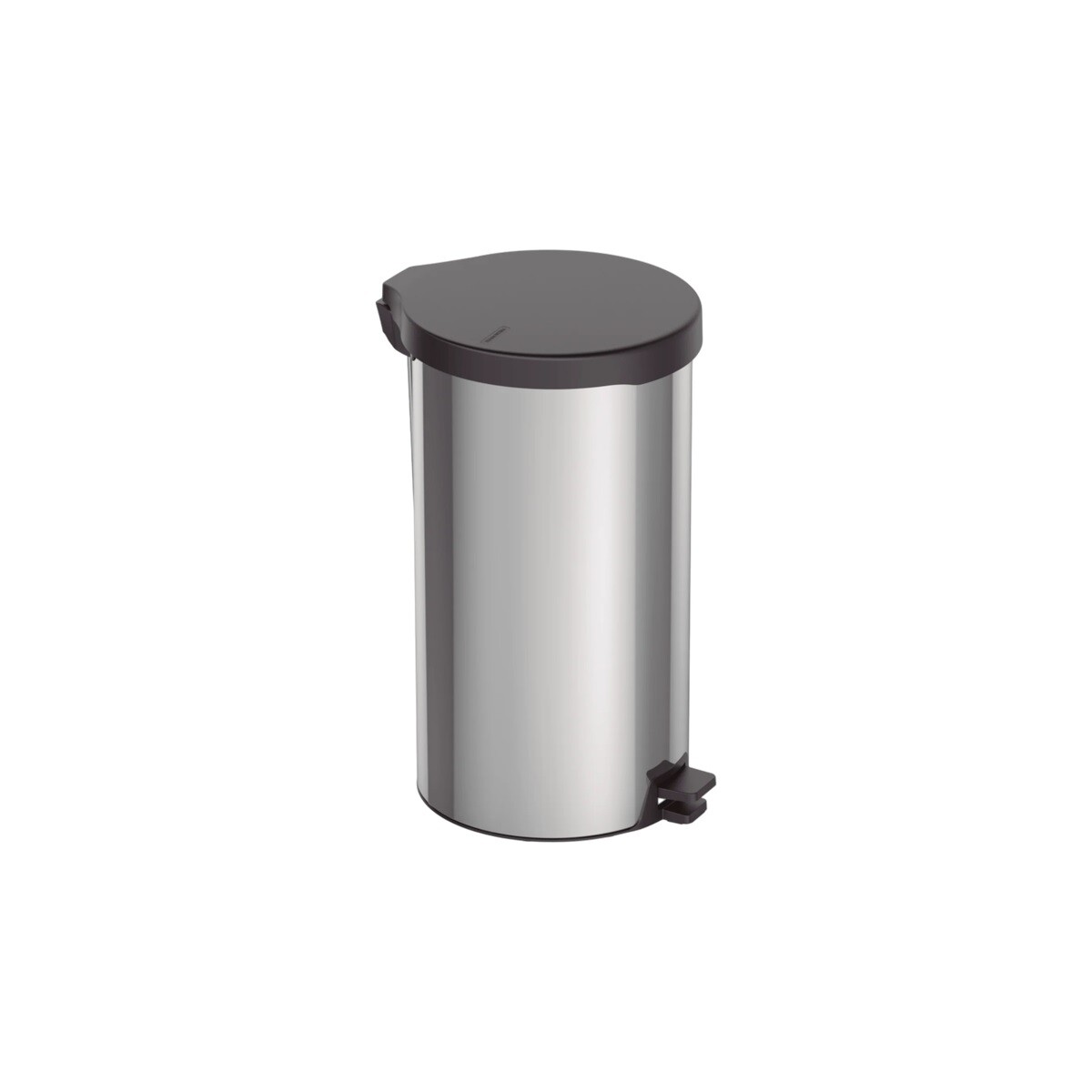 Basurero con Pedal 20L Acero Inox. Tapa Plástica 