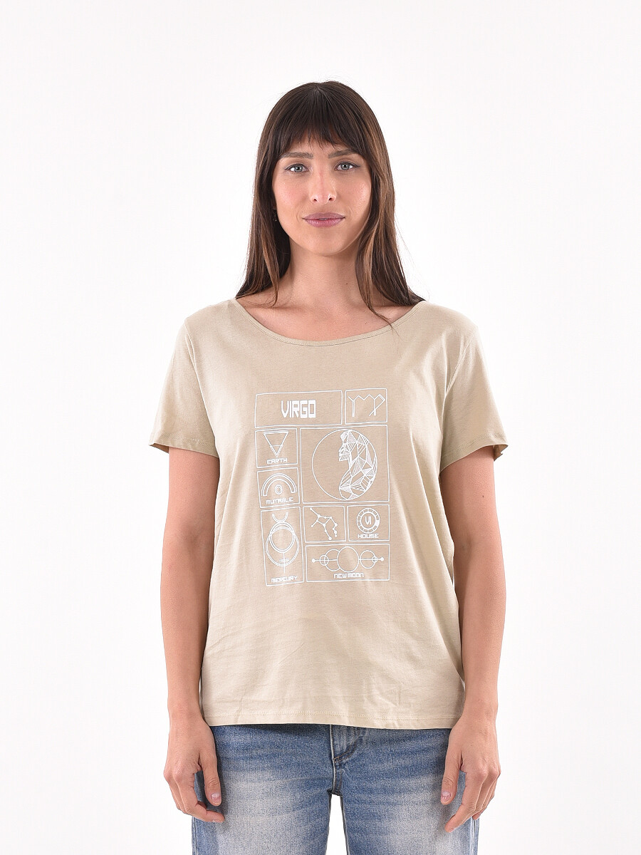 REMERA VIRGO - ESTAMPADO 1 