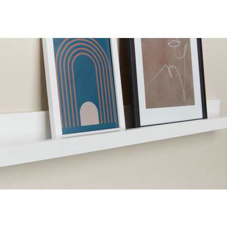 Estante para cuadros AVNEDE 115x7 blanco Blanco