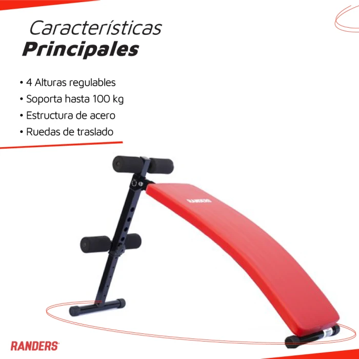 Banco de abdominales Randers Banco de abdominales Randers