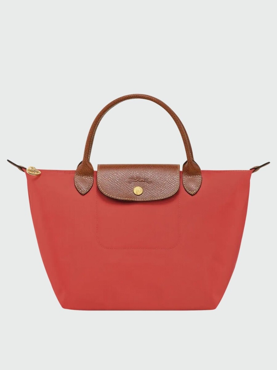 Longchamp - Le Pliage Original Bolso con Asa Superior S - Tomate 