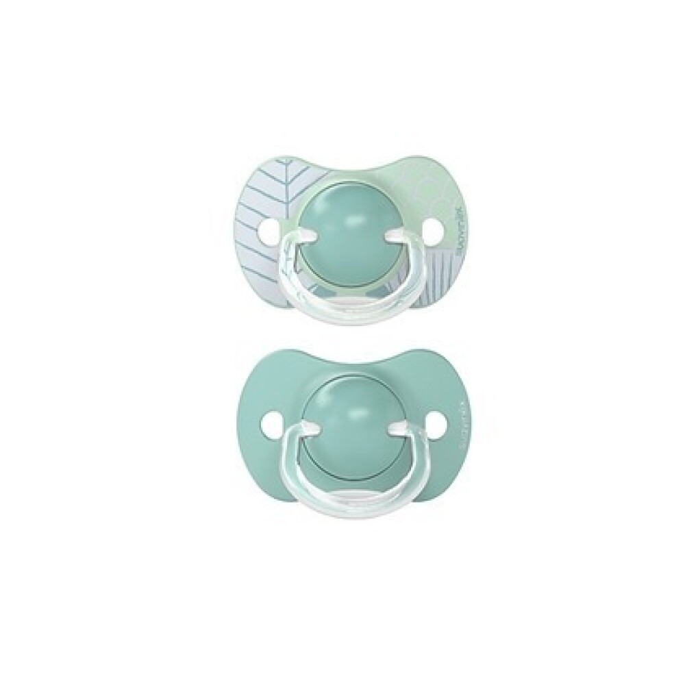 Set x2 chupete fisiológico Suavinex 18M Dreams celeste