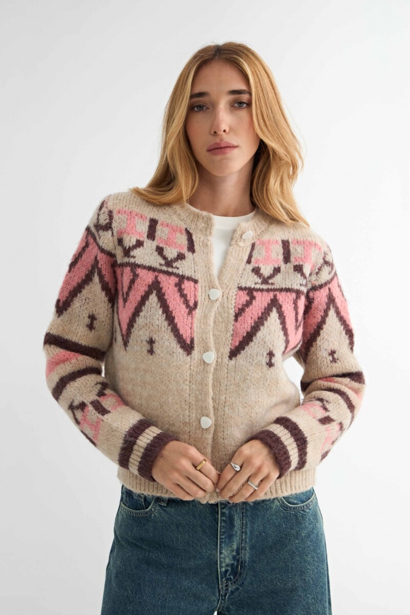 SACO INCA TEJIDO - Beige 
