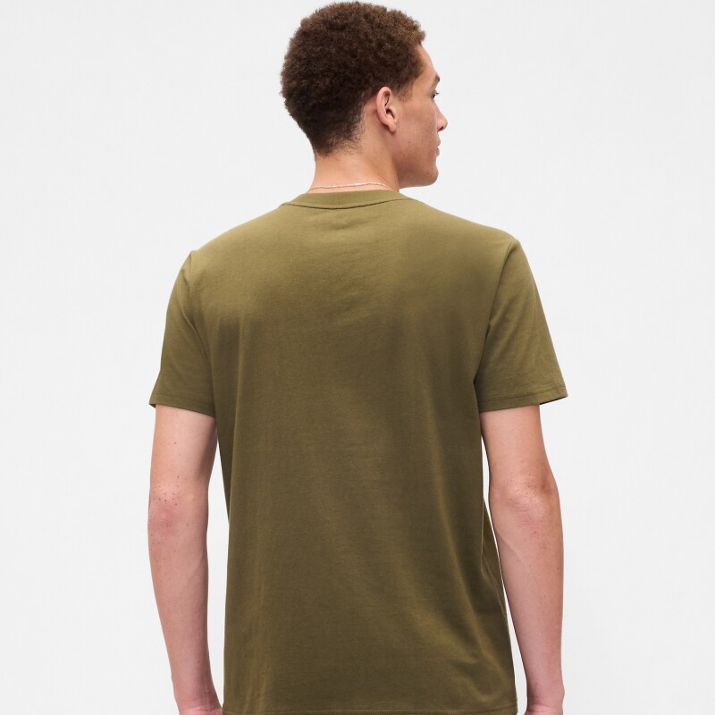 INTL - F SS PKT T LOGO RIPE OLIVE