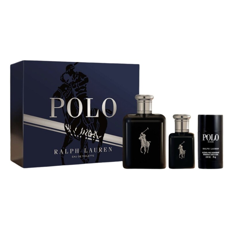 Set Polo Black Edt 125ml + 40 ml +Desodorante de 75g Set Polo Black Edt 125ml + 40 ml +Desodorante de 75g
