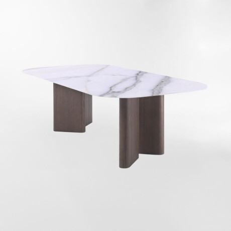 Mesa de comedor GINEBRA BLANCO - RECTANGULAR