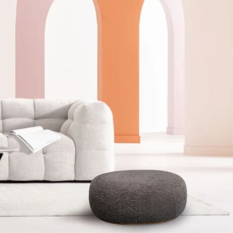 PUFF PEBBLE BOUCLE Gris