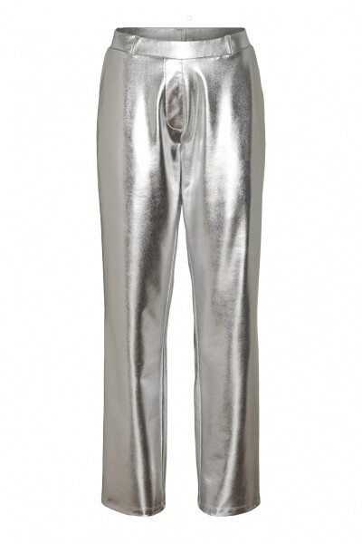 Pantalón Silver Efecto Metalizado Silver Colour