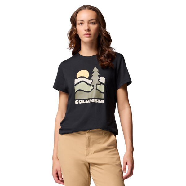 Remera Ruby Springs Mujer BLACK