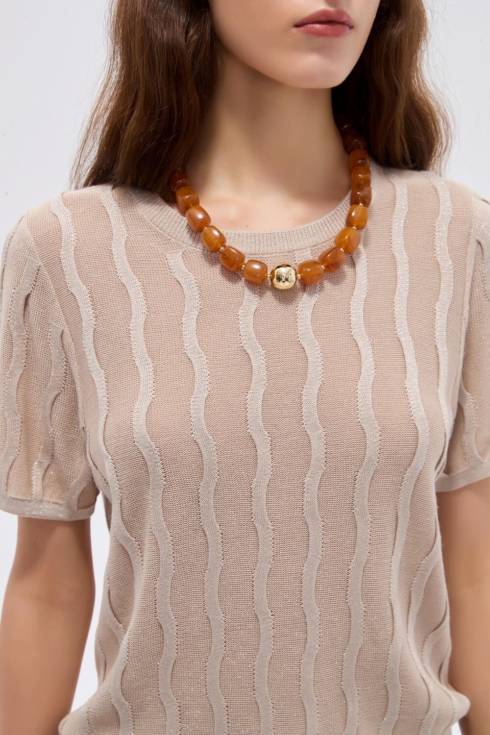Remera Gruae Beige