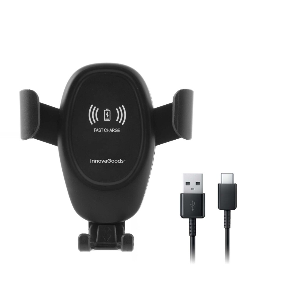 SOPORTE CARGADOR MÓVIL ABS NEGRO V0103067