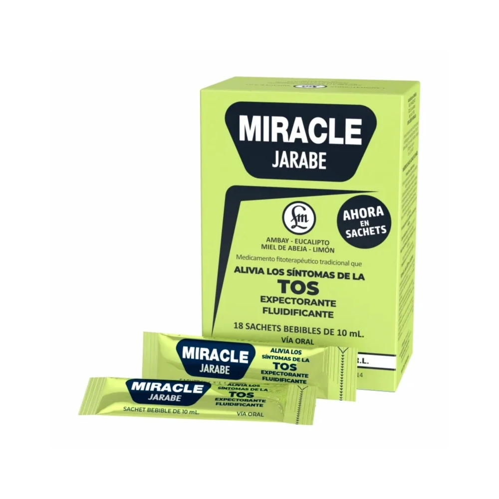 MIRACLE JARABE CAJA X 18 SACHET