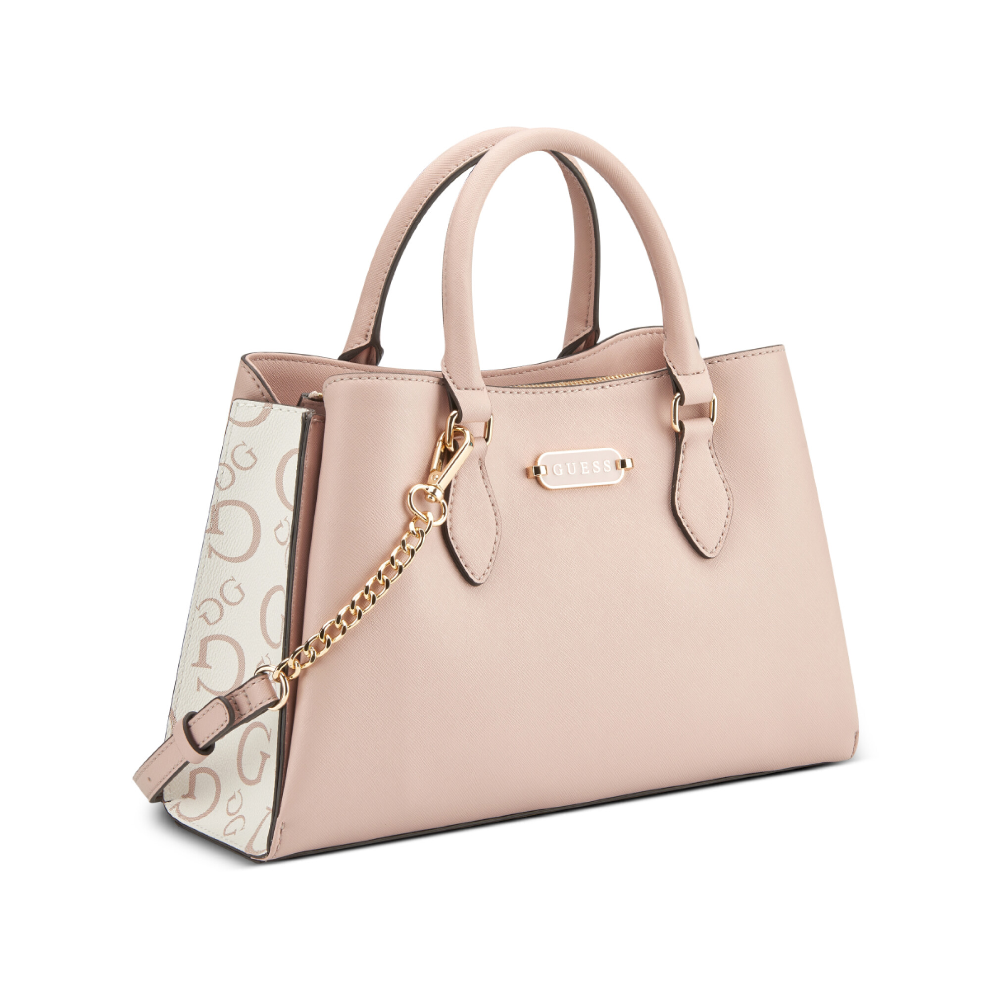 Billetera Guess Guess Cartera Rosa Mini Cartera Guess Bowie Zip Pink