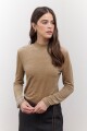 POLERA VELVET BEIGE