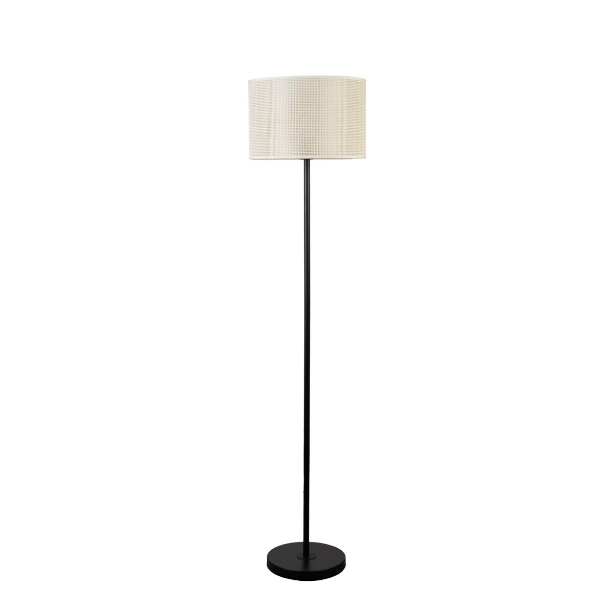 LAMPARA DE PIE, LS - PCF2365 - METAL NATURAL-BEIGE 