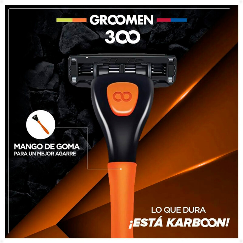 Maquina De Afeitar Groomen 300 + Repuestos Maquina De Afeitar Groomen 300 + Repuestos