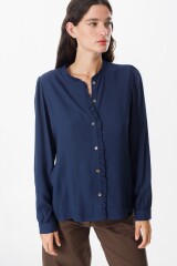 Camisa Soft Azul Marino