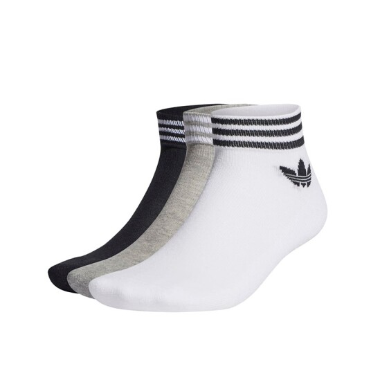 Medias Adidas Trifolio Pack x3 Blanco