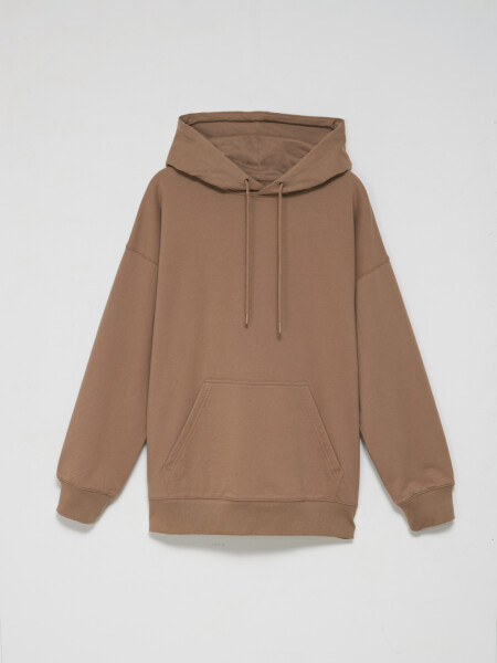 Hoodie deportivo Visón