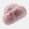 Gorro de Piel Sintética Estilo Cosaco Infantil Rosa