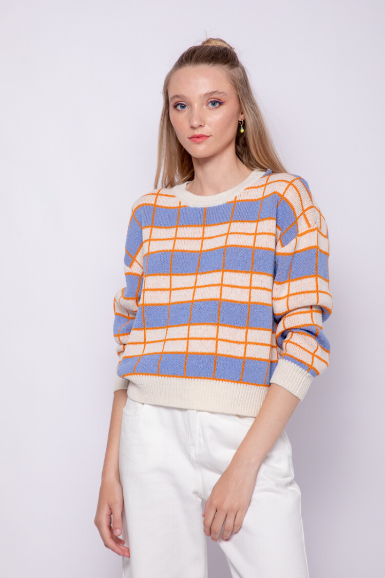 SWEATER MEGARA Celeste Cielo