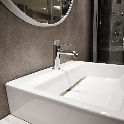 Griferia Lavatorio Bajo Monocomando En Cromo 000