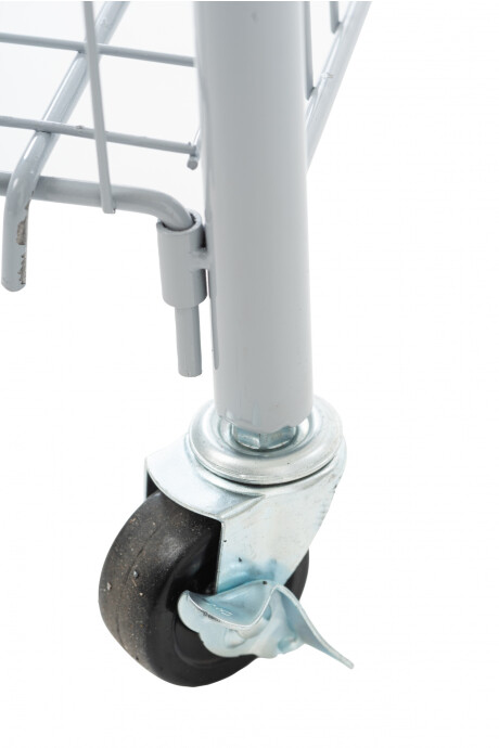 Canasto Exhibidor Mesa De Ofertas Con Ruedas Blanco Canasto Exhibidor Mesa De Ofertas Con Ruedas Blanco