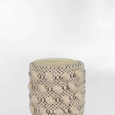 Porta velas ARUBA Beige - UNICO