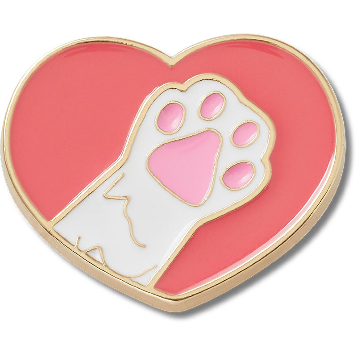 Jibbitz™ Charm Heart Cat Toe - Multicolor 
