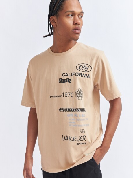 REMERA ANDRÉS BEIGE