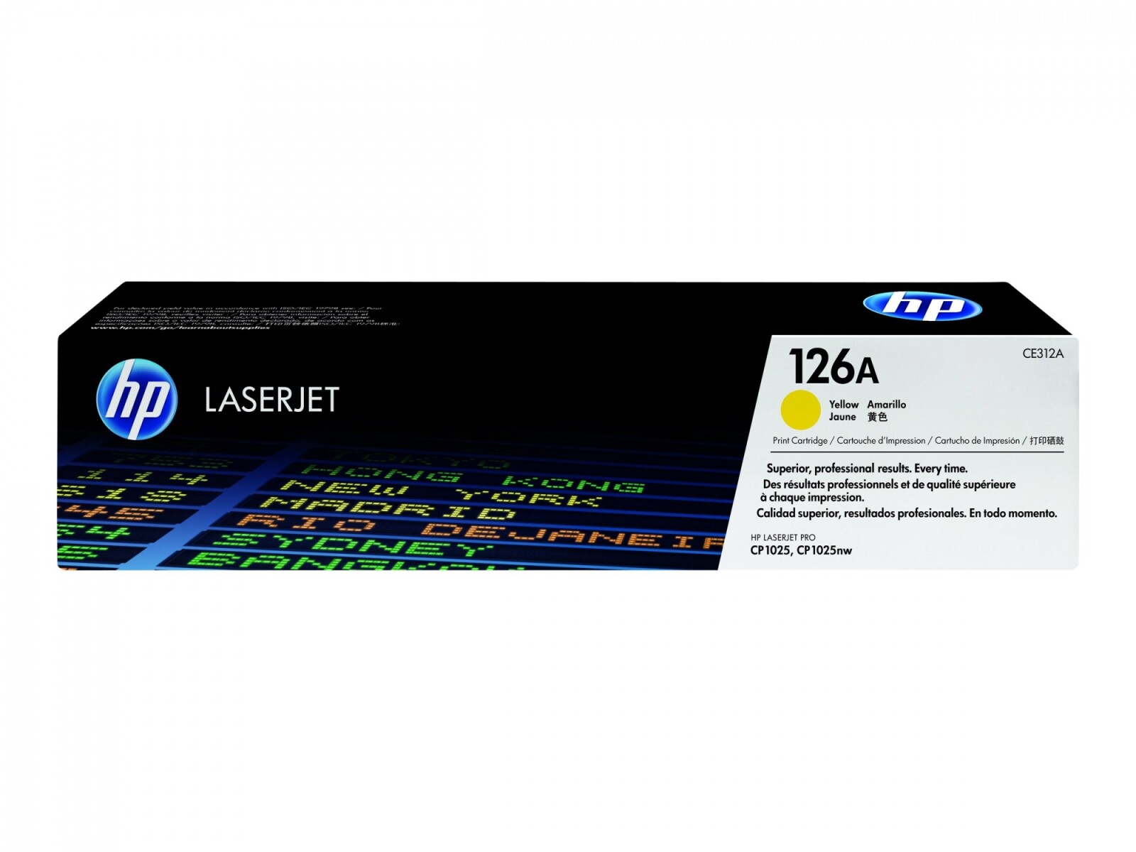 HP 126A - Amarillo - original - LaserJet - cartucho de tóner (CE312A) - para Color LaserJet Pro CP1025; LaserJet Pro MFP M175; T 