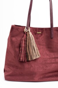 Charm Flecos Y Tachas Gamuza Vegana Vison