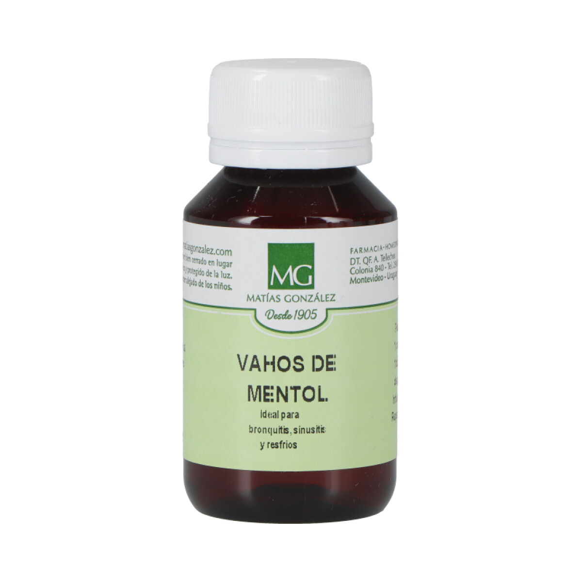 Vahos de Mentol: Bronquitis, Sinusitis y Resfríos. 