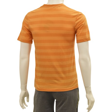 Remera Reebok D01762 Para Niños y Jóvenes Deportiva y Casual Naranja