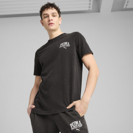 PUMA CLASS Washed Tee 68464001 Negro