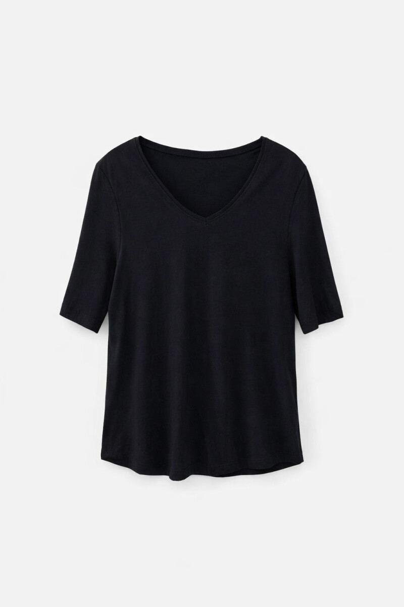 REMERA JASPA - NEGRO 