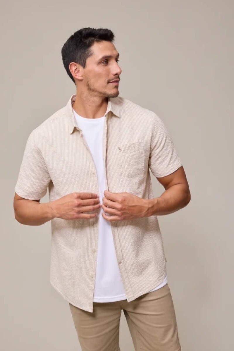 CAMISA POLANCO ESTURA - BEIGE 