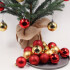 30 Chirimbolos Adorno Navidad 30mm Glitter Brillante Opaco Variante Color Dorado